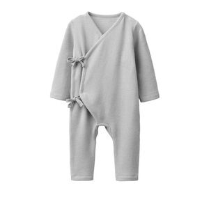 Zara Gray Baby Kimono Onesie! 6-9m like new